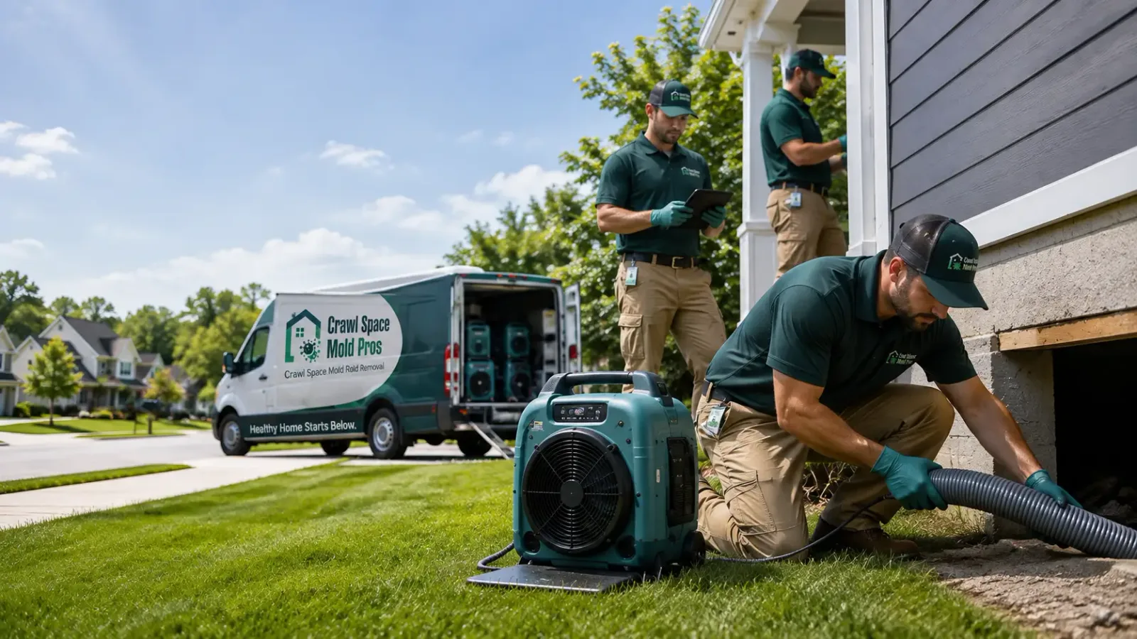 Crawl Space Mold Removal in Moosic, PA